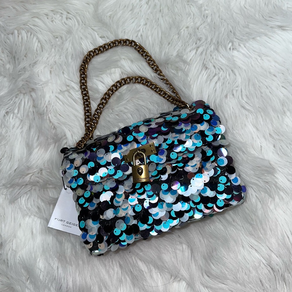 Kurt Geiger • Iridescent Sequin Brixton Purse Mini